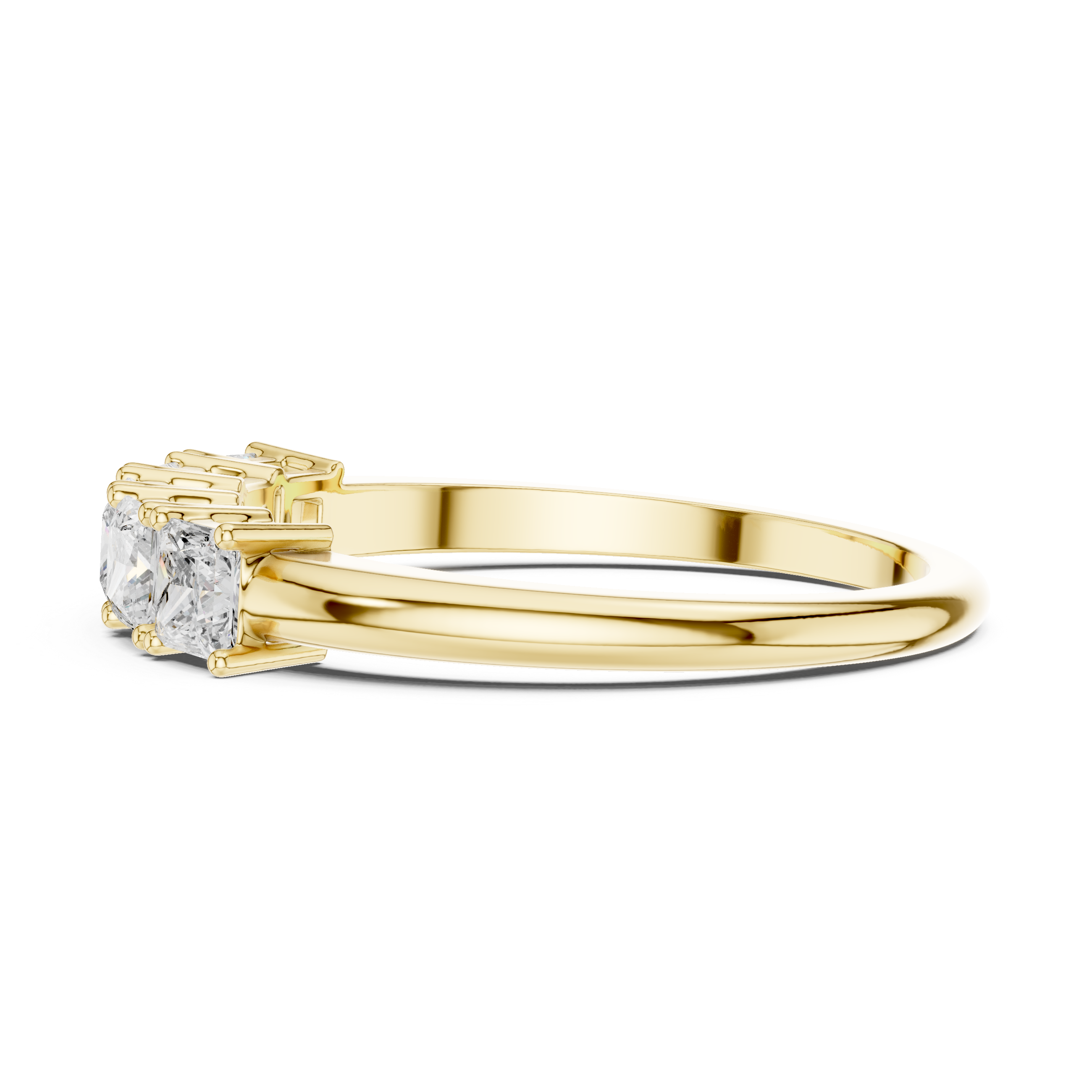 Princess 5 Stone ring