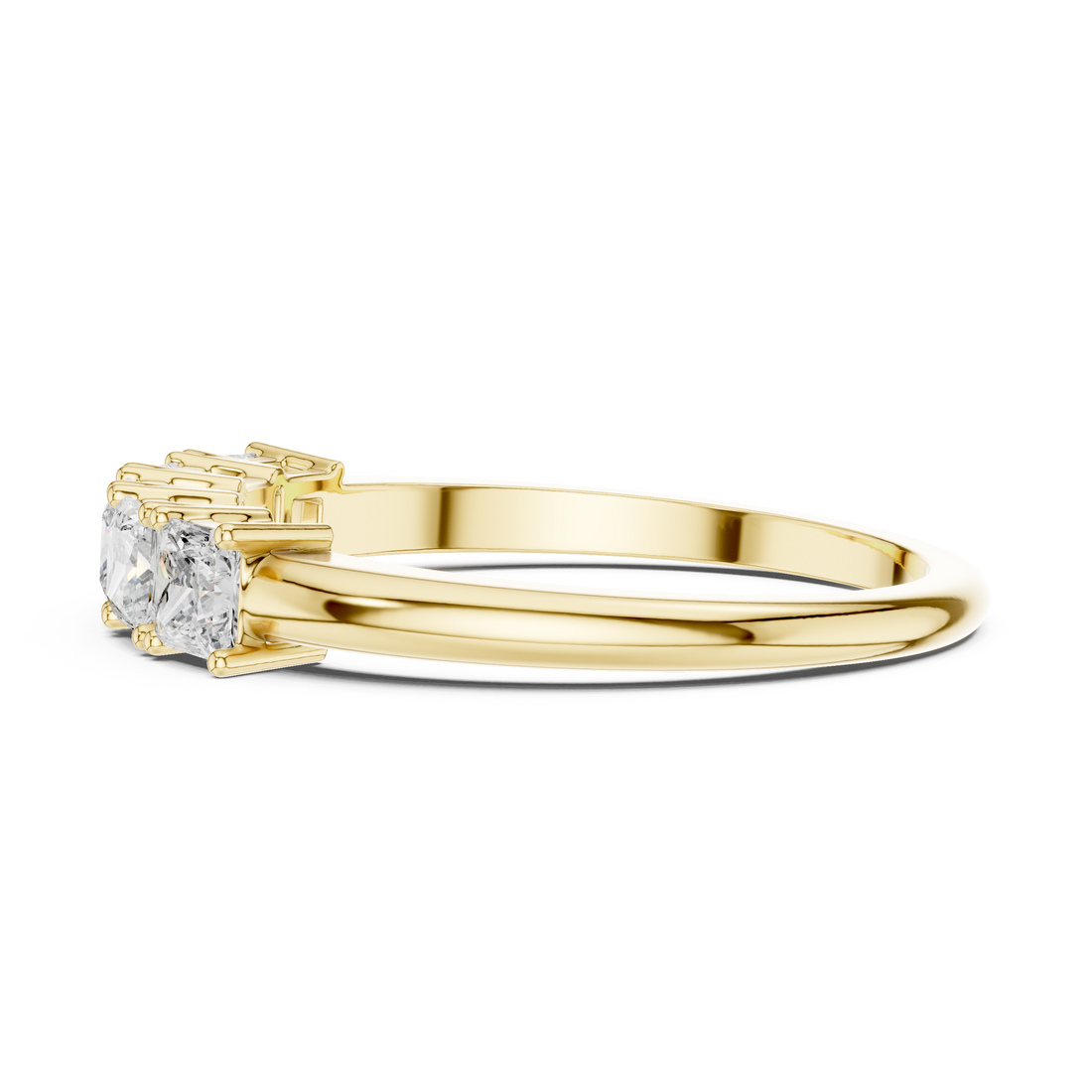 Princess 5 Stone ring