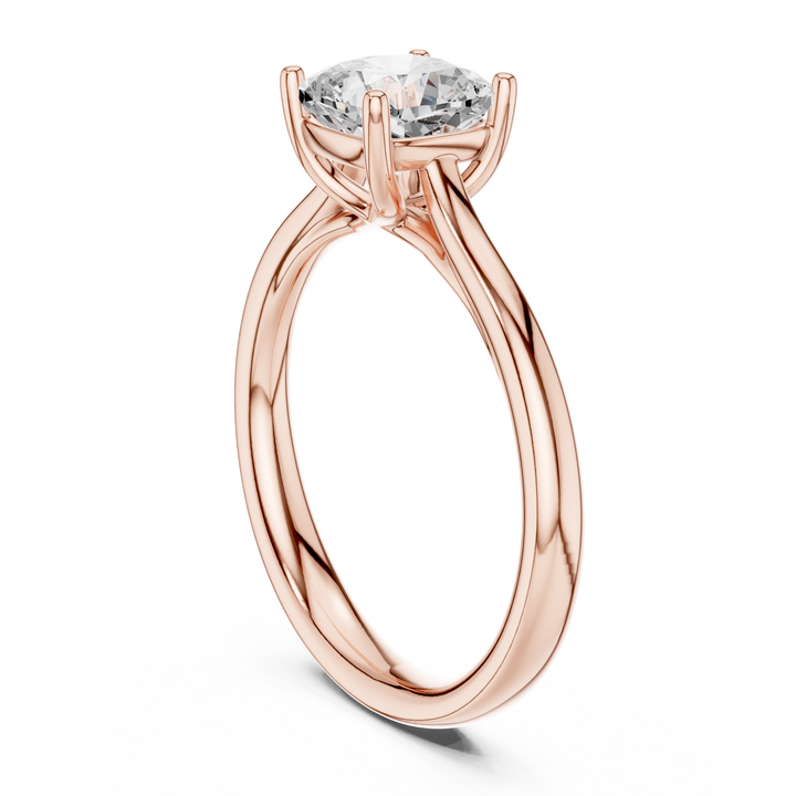 2ct Cushion solitaire ring