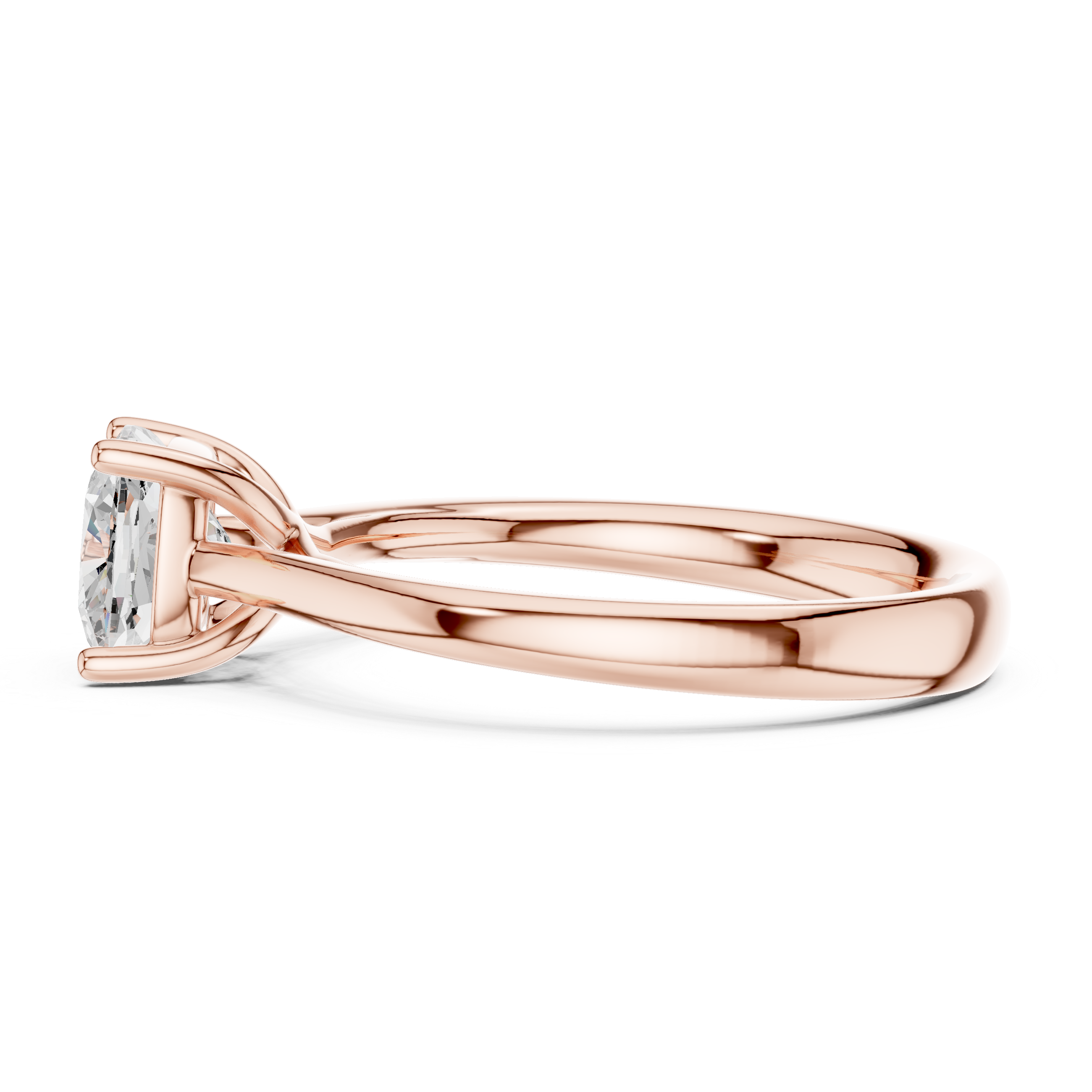2ct Cushion solitaire ring