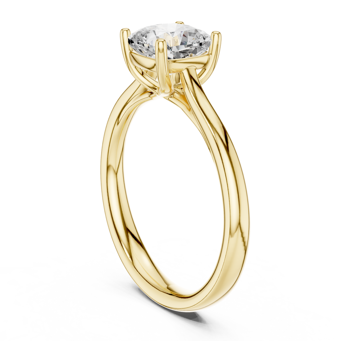 2ct Cushion solitaire ring