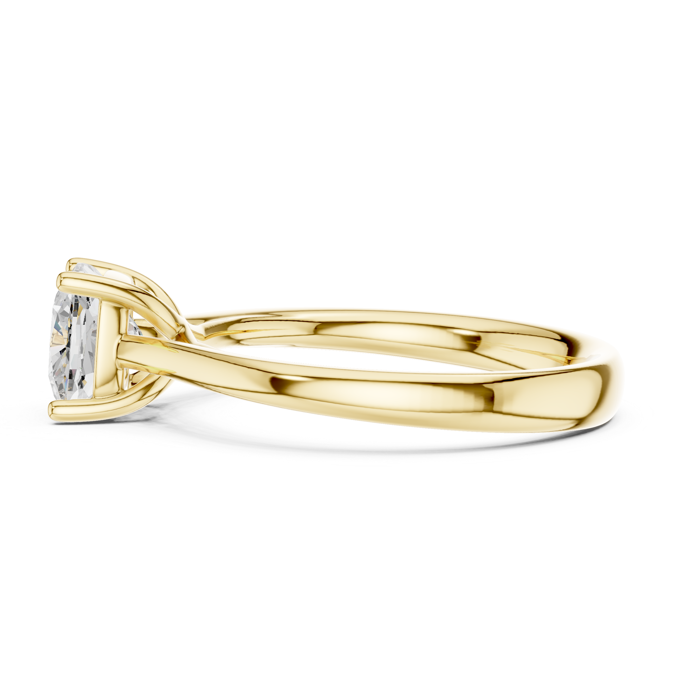 2ct Cushion solitaire ring