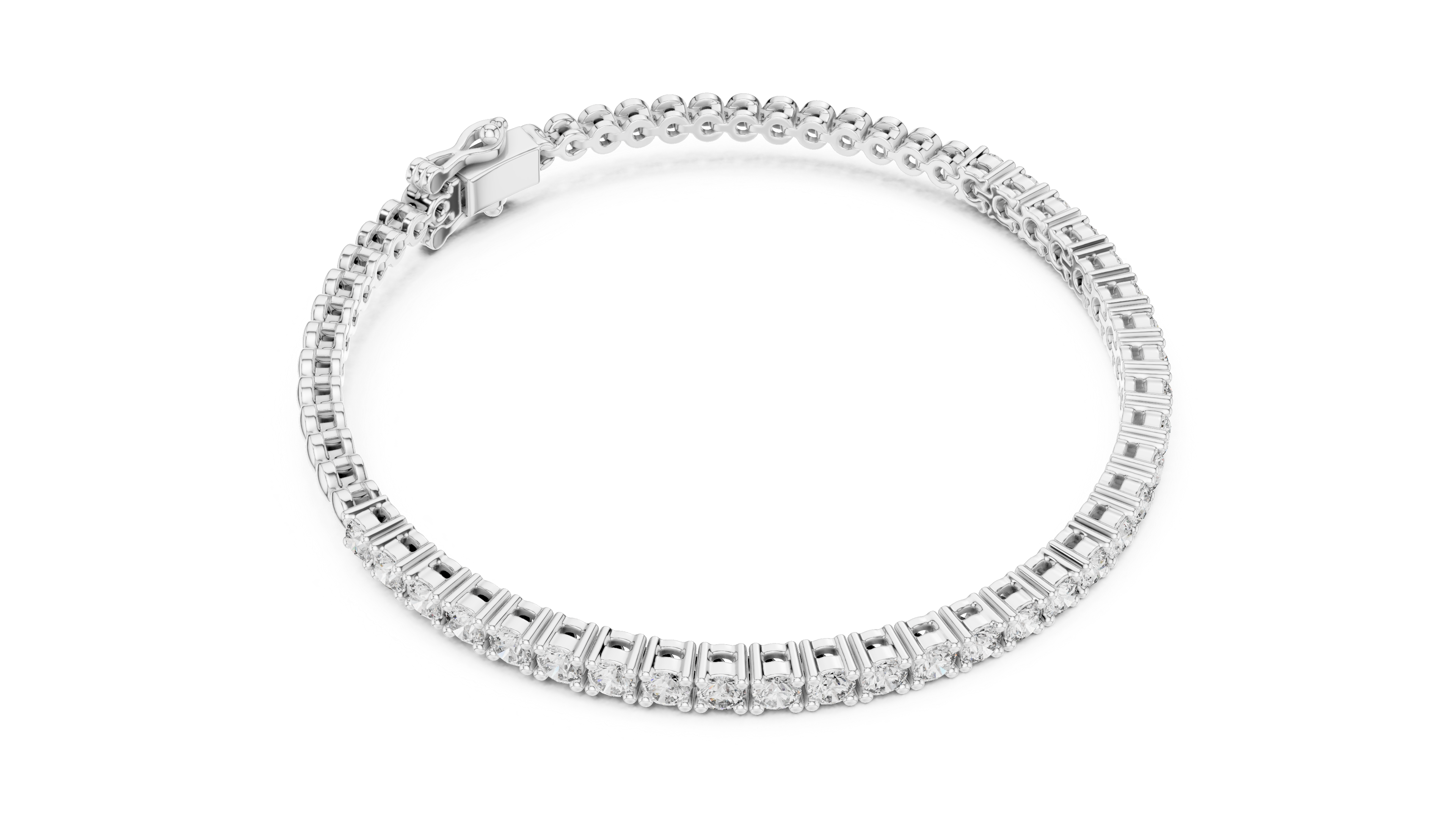 0.07ct Rivire eternal Tennis Bracelet