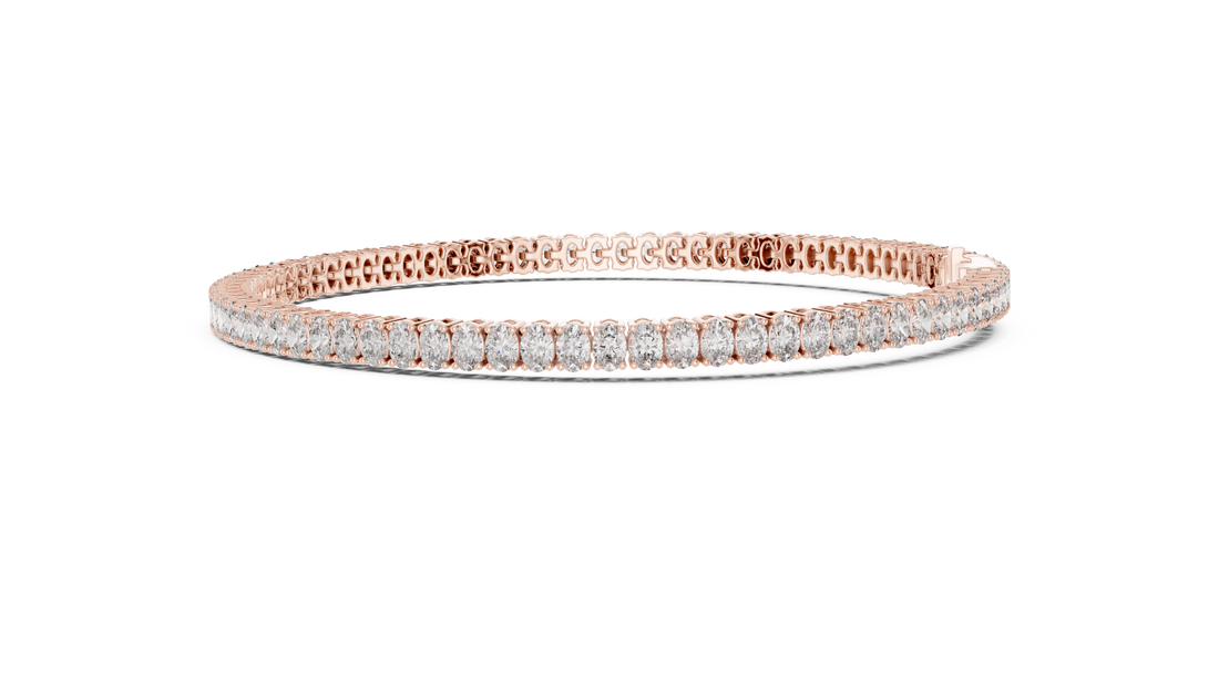 0.15ct  Oval Tennis Bracelets