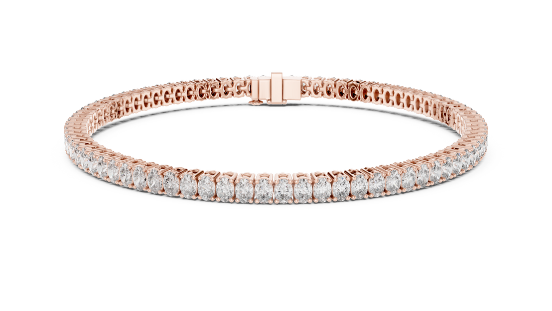 0.15ct  Oval Tennis Bracelets