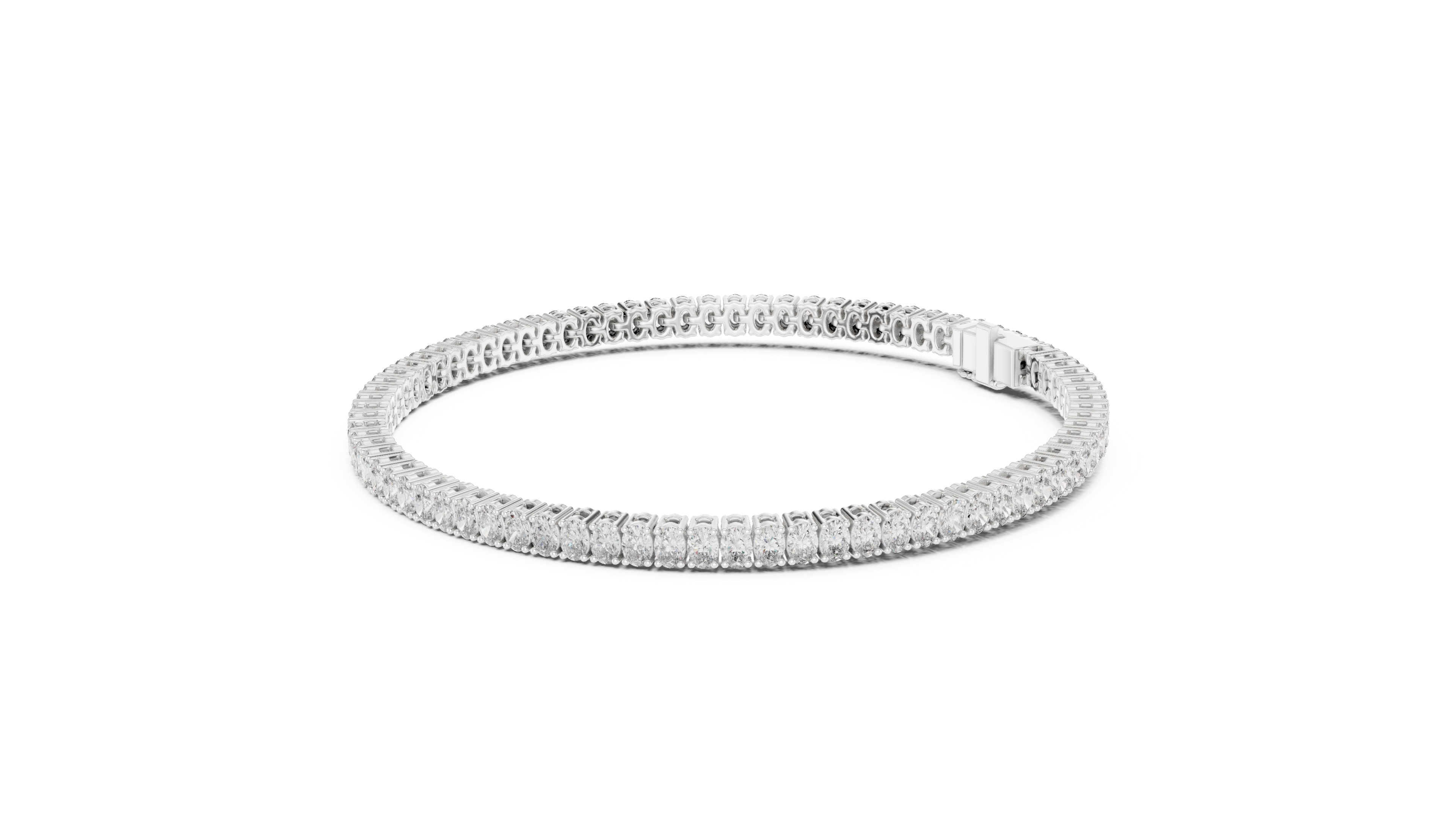 0.15ct  Oval Tennis Bracelets