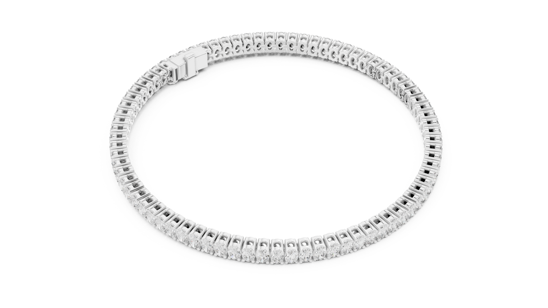 0.15ct  Oval Tennis Bracelets