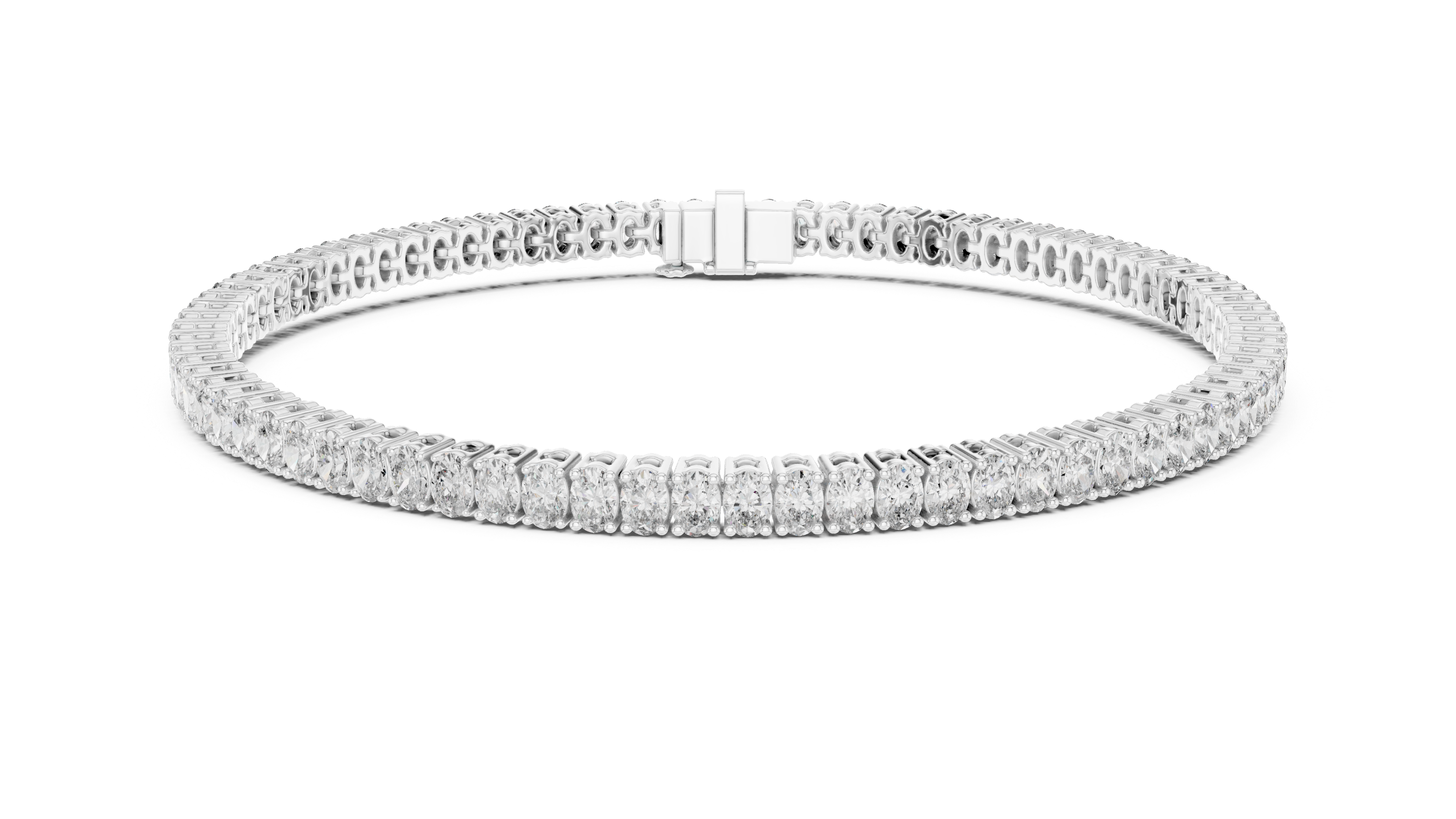 0.15ct  Oval Tennis Bracelets