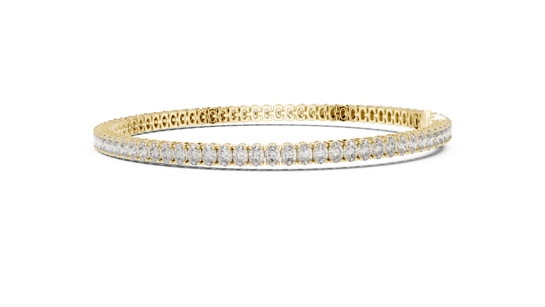 0.15ct  Oval Tennis Bracelets