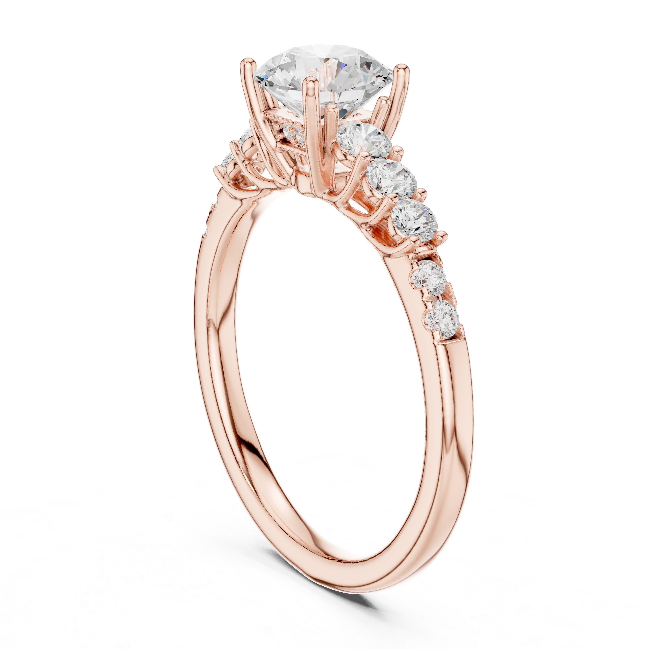 1ct Round Constellation ring