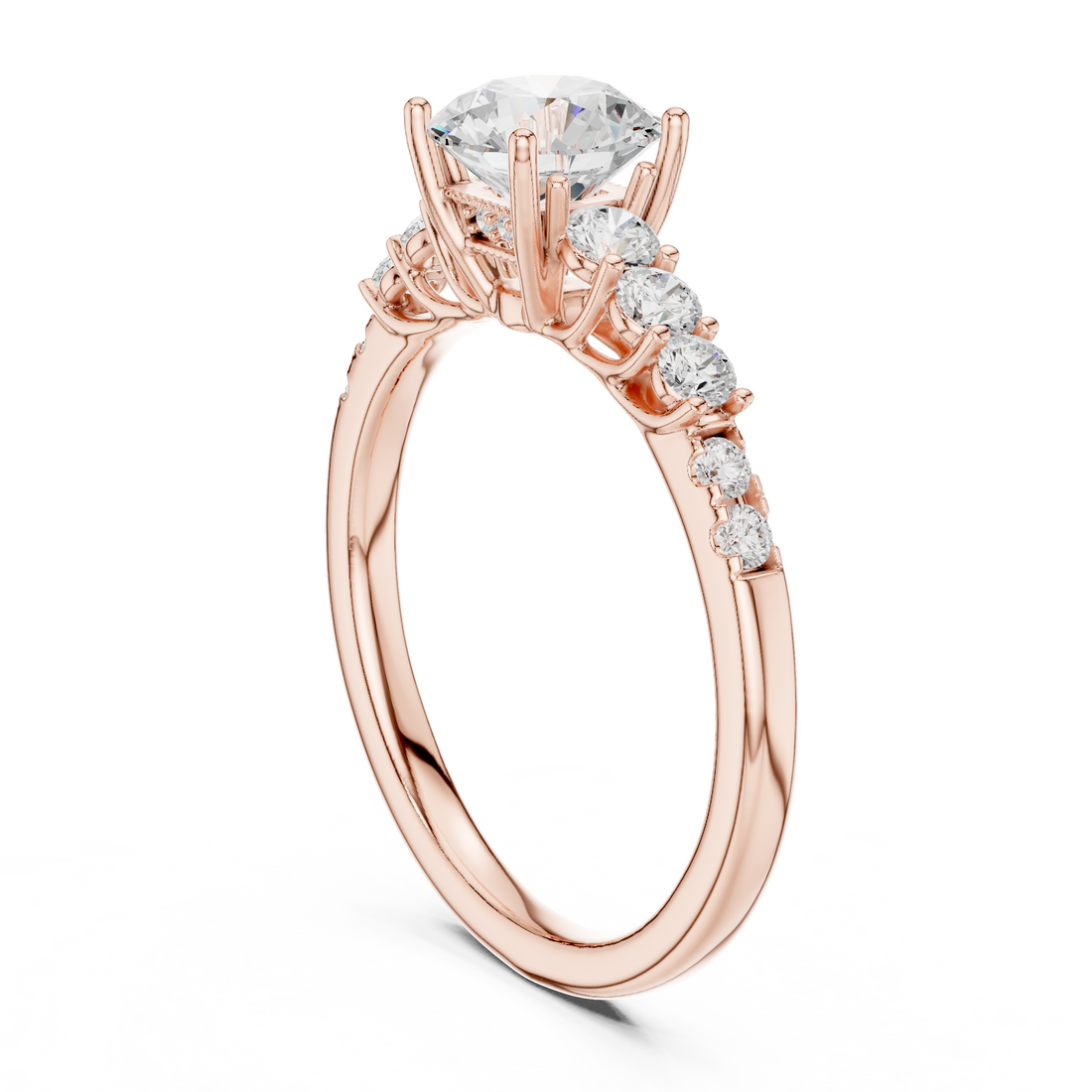 1ct Round Constellation ring