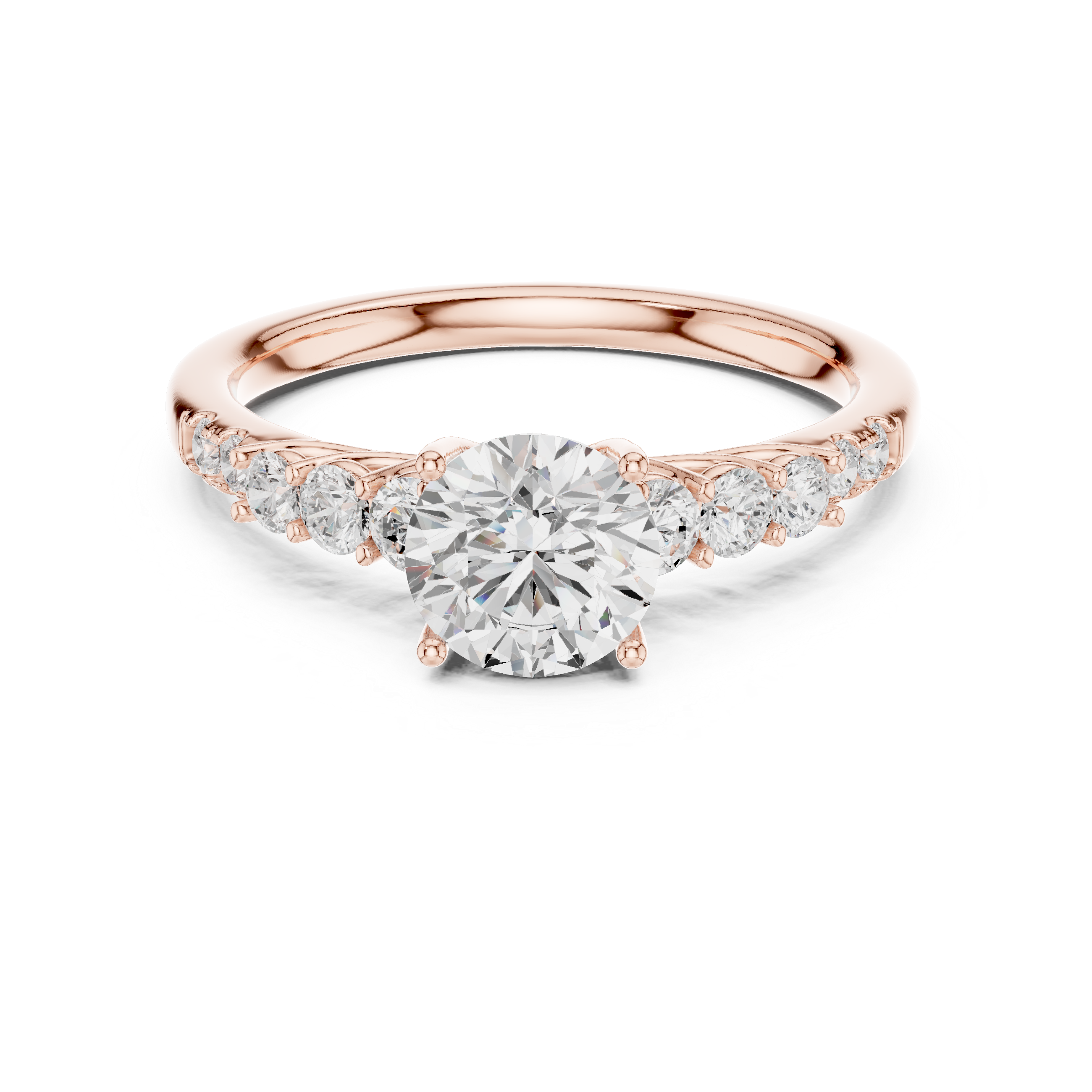 1ct Round Constellation ring