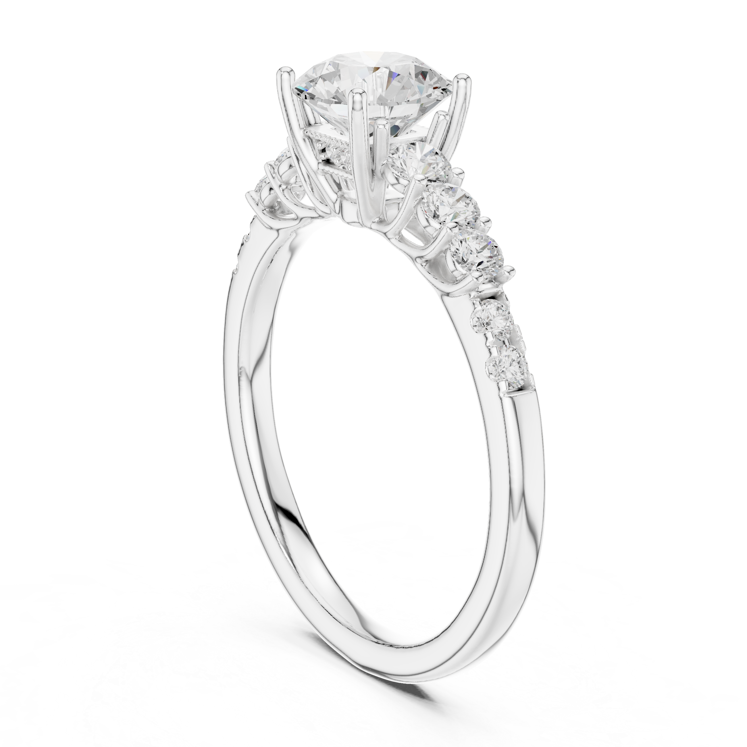 1ct Round Constellation ring