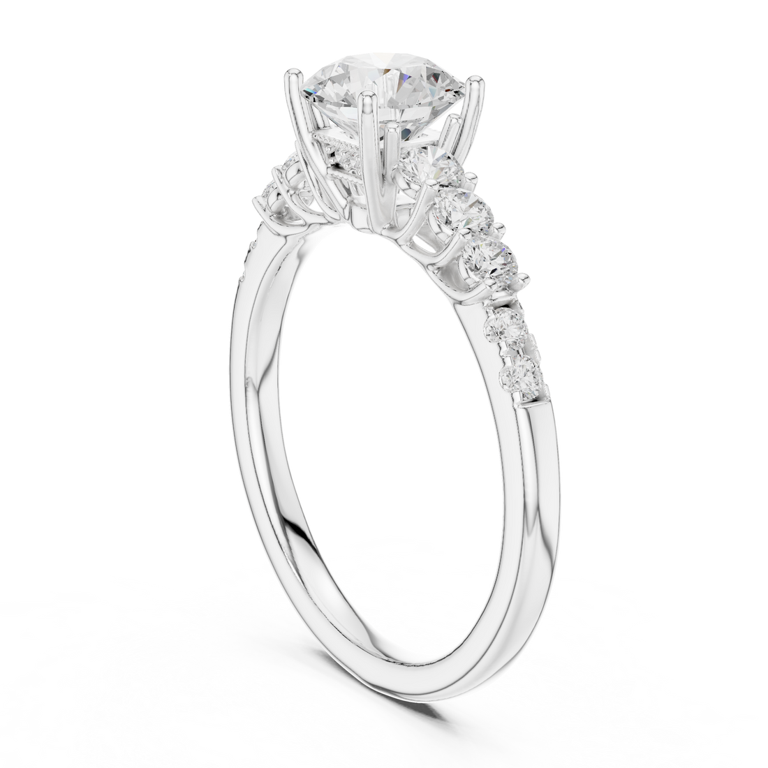 1ct Round Constellation ring