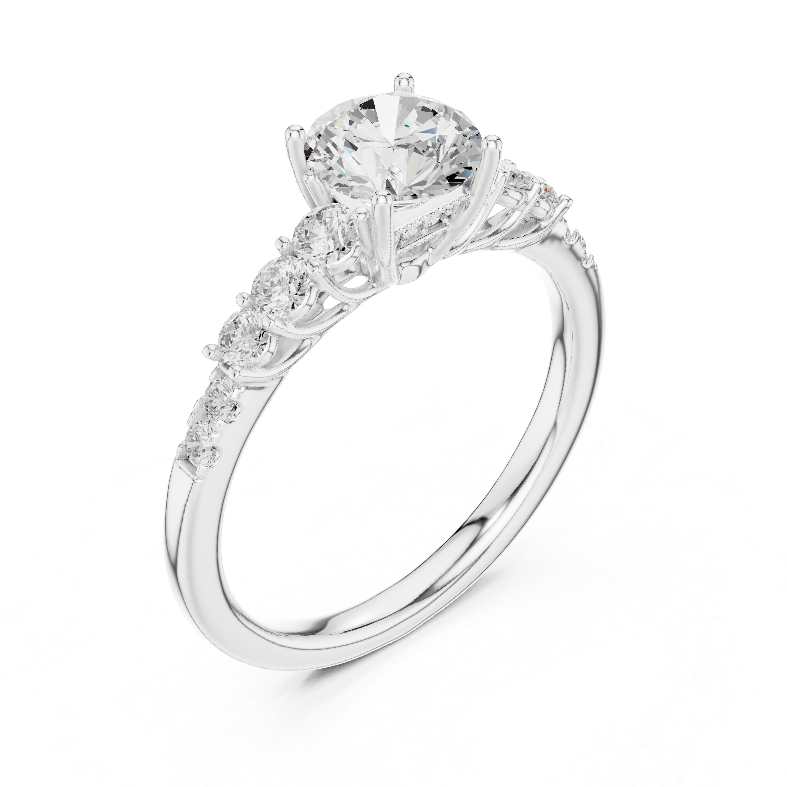 1ct Round Constellation ring