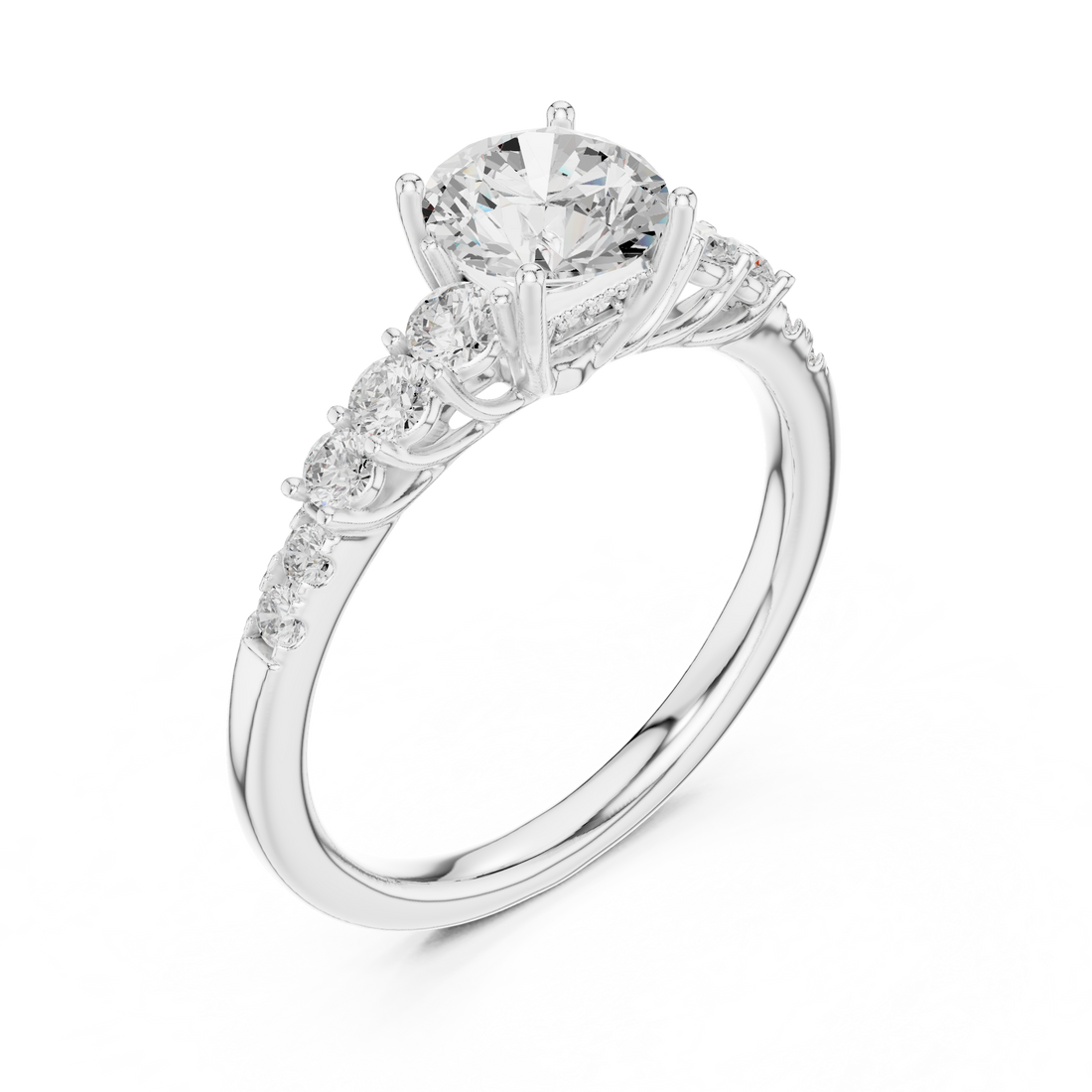 1ct Round Constellation ring