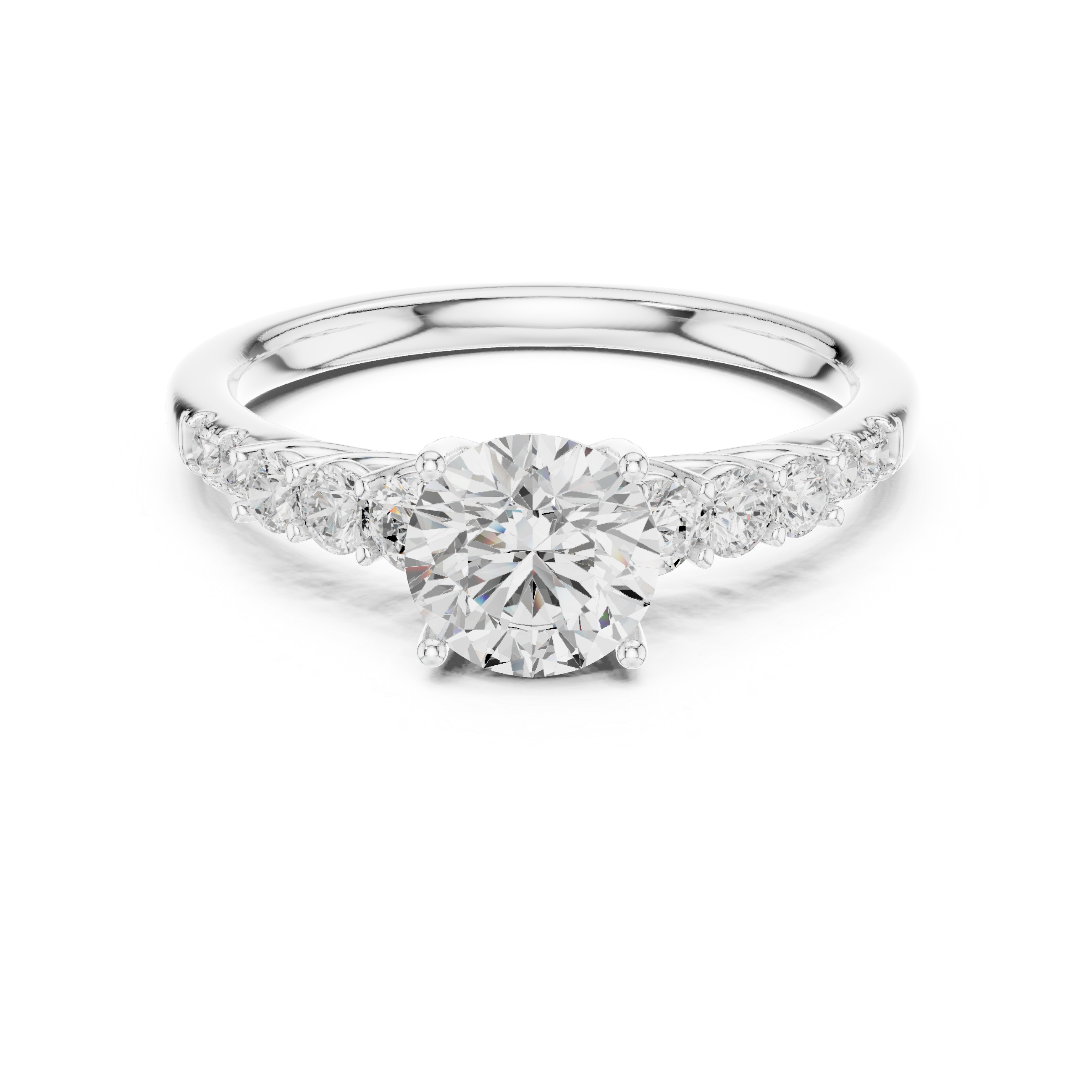 1ct Round Constellation ring