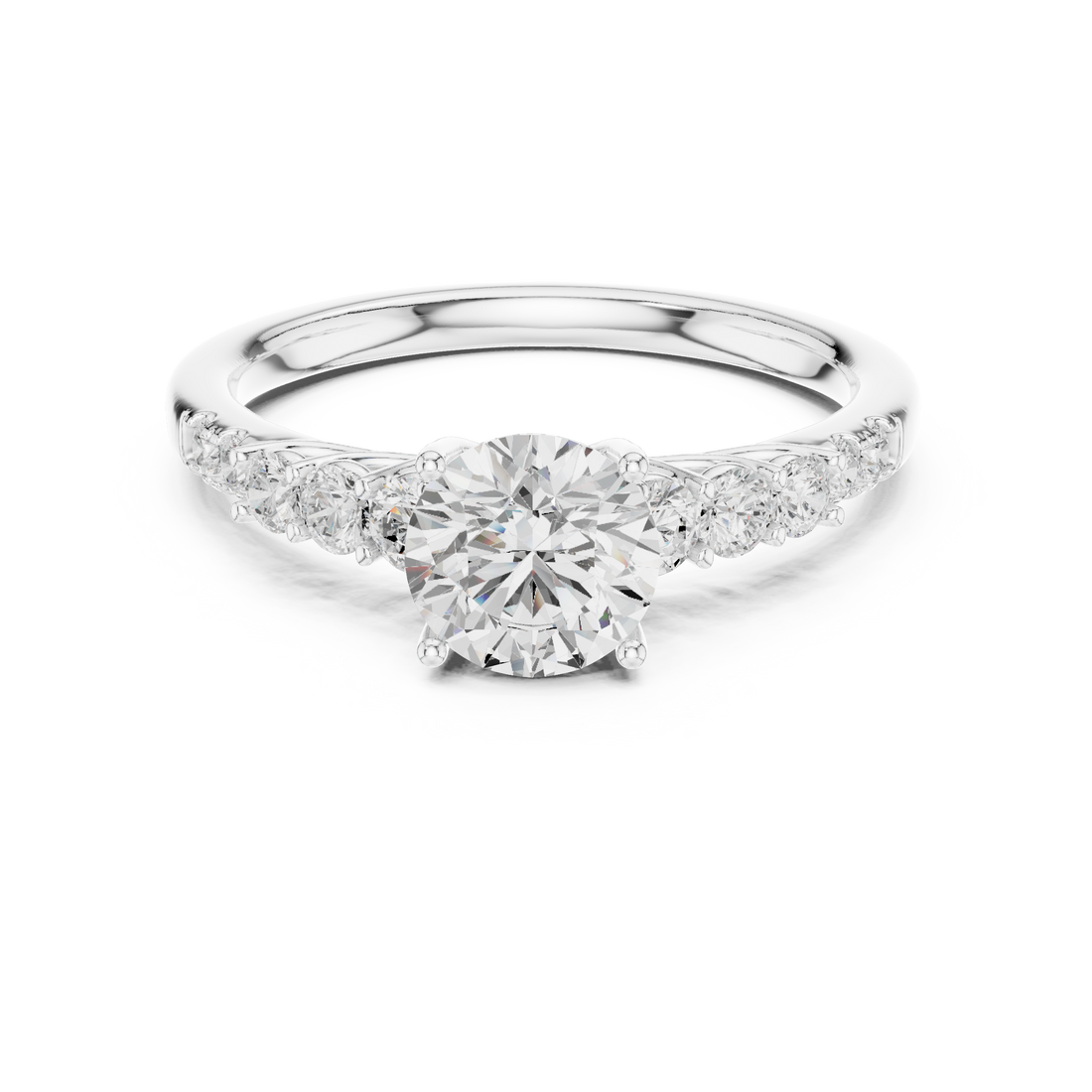1ct Round Constellation ring