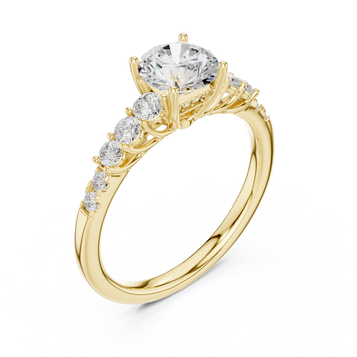 1ct Round Constellation ring