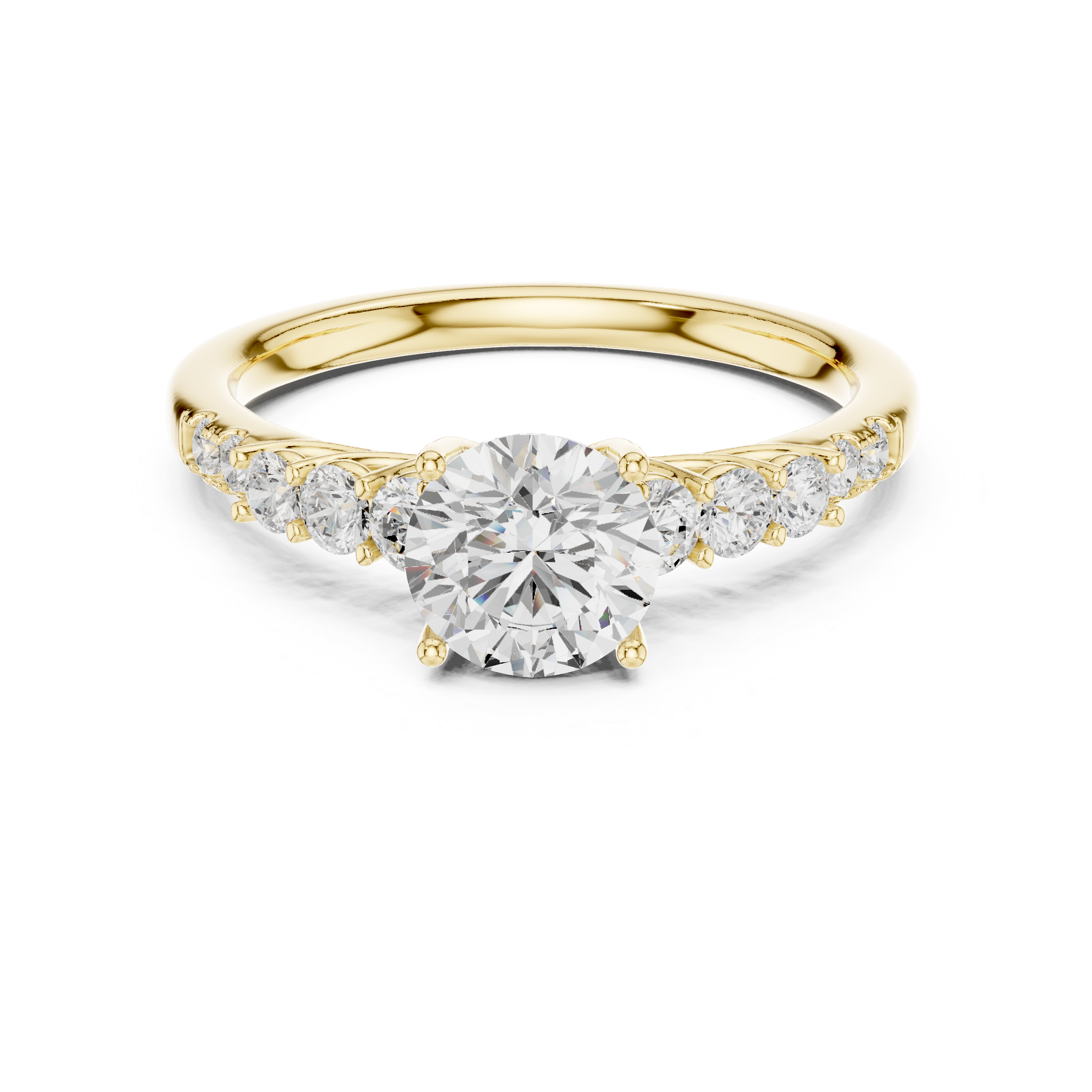 1ct Round Constellation ring