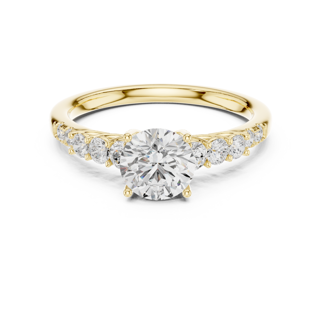 1ct Round Constellation ring