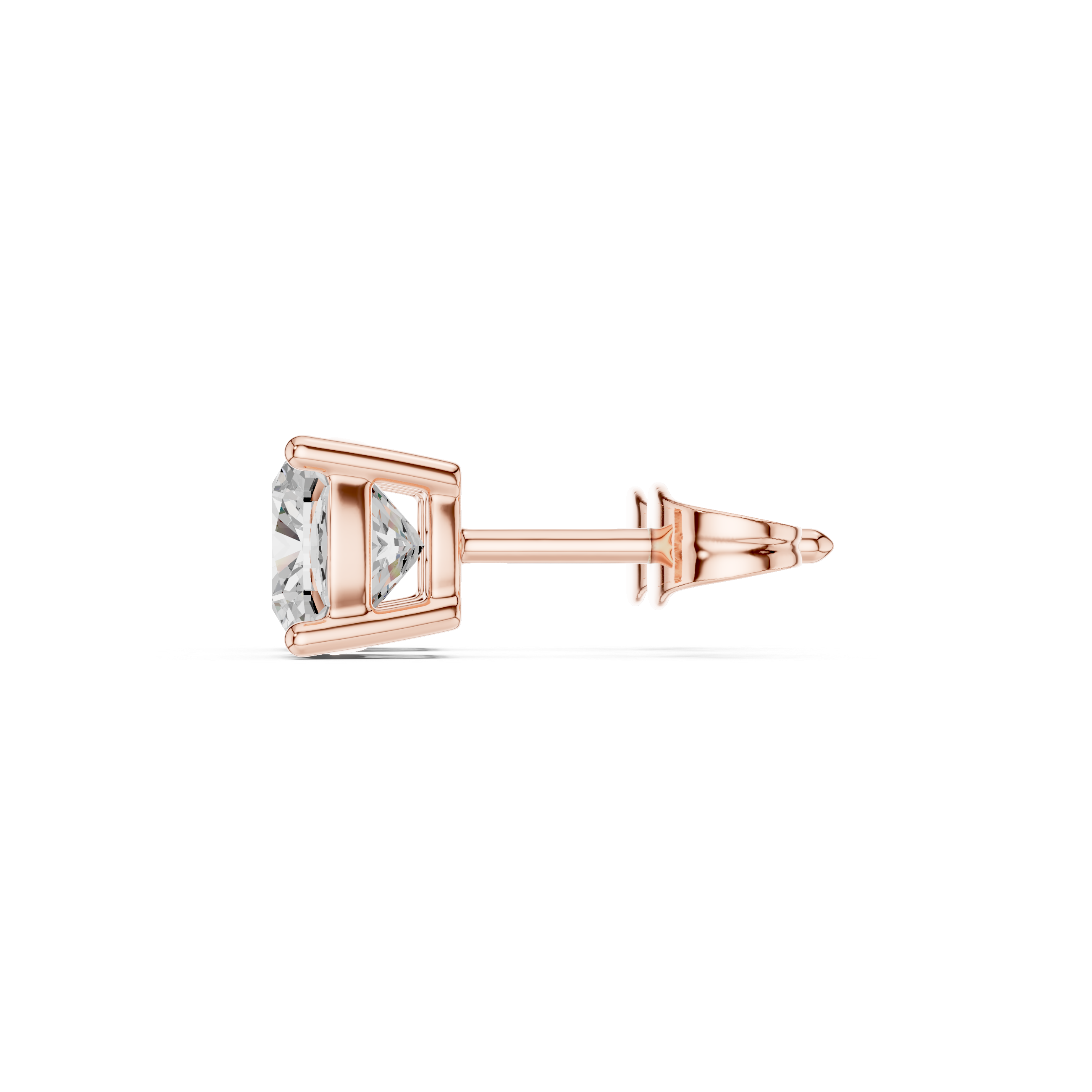 2ct Cushion Square studs