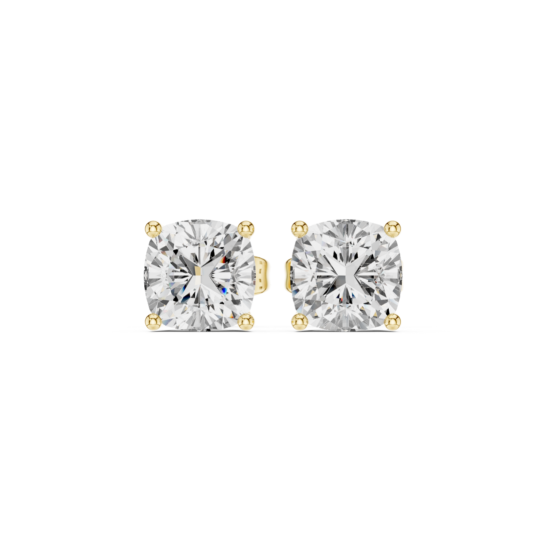 2ct Cushion Square studs