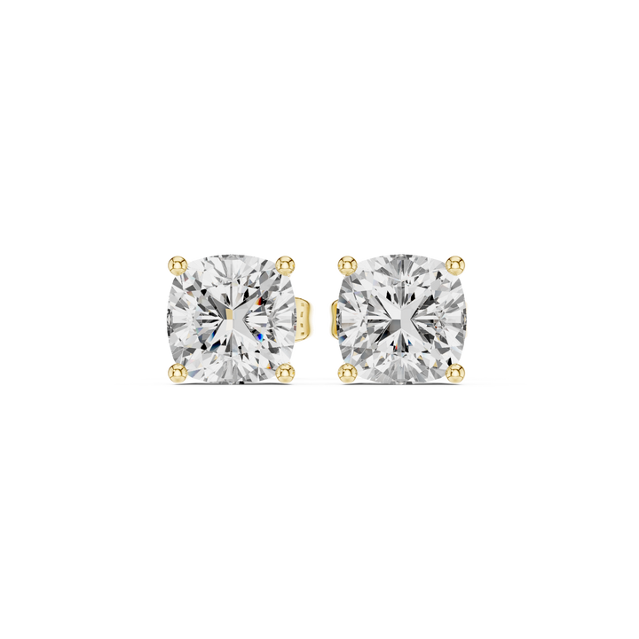 2ct Cushion Square studs