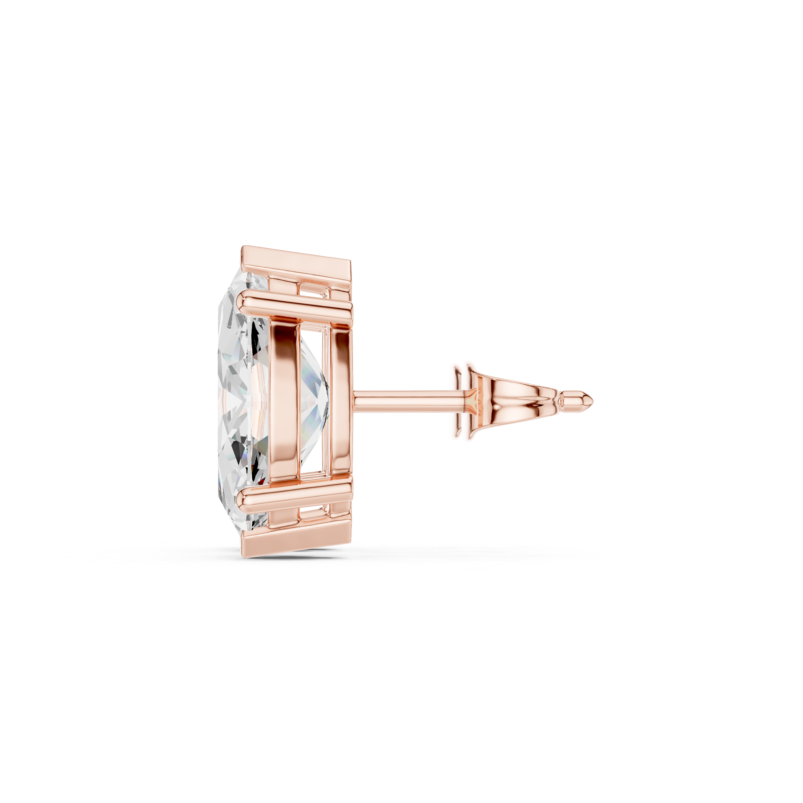 3 CT marquise solitaire studs