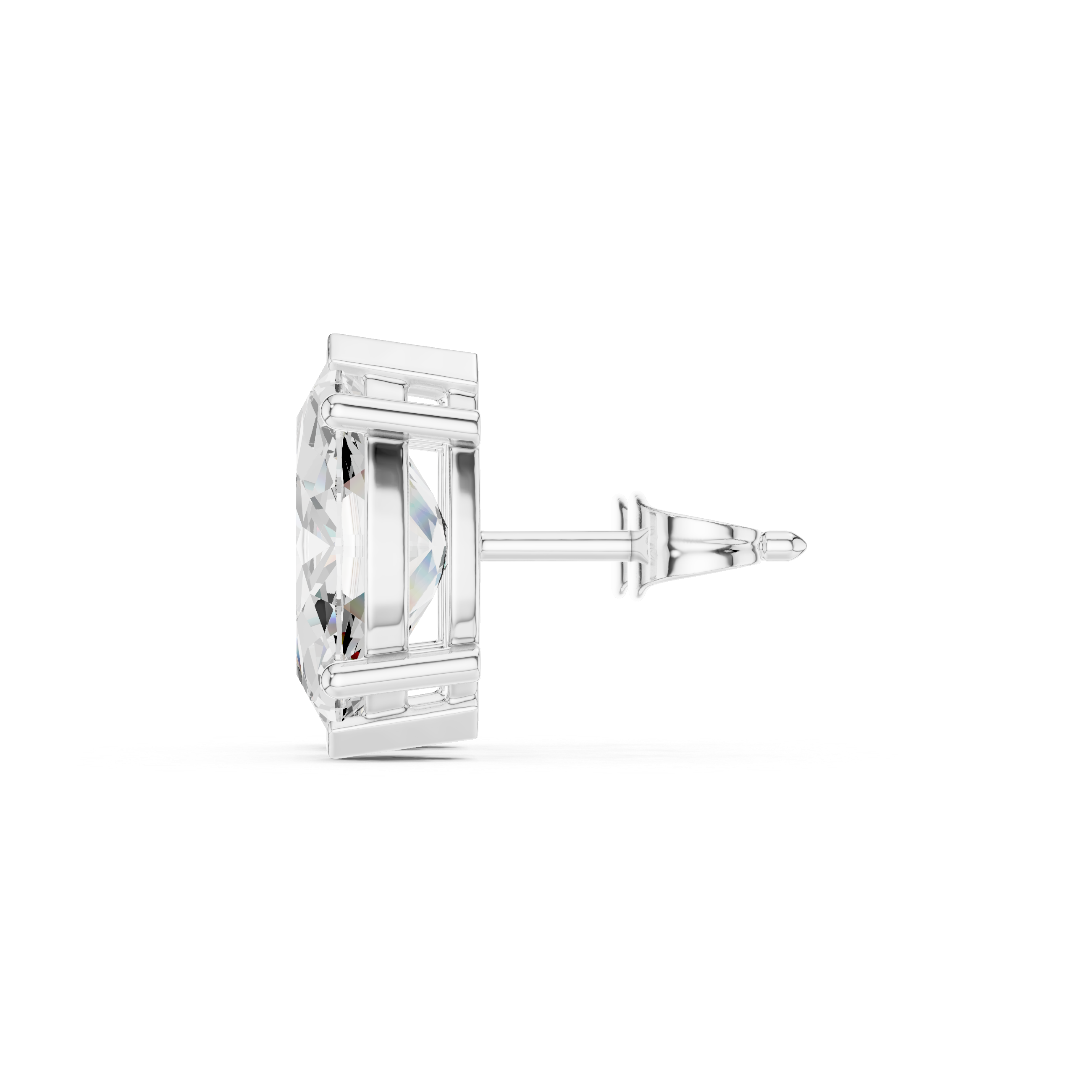 3 CT marquise solitaire studs