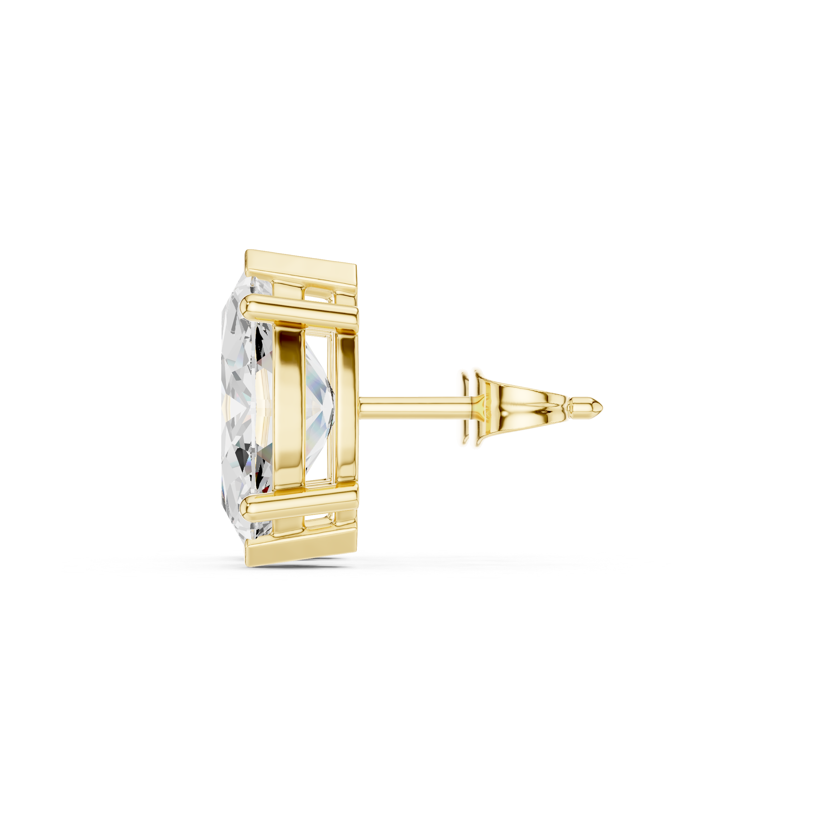 3 CT marquise solitaire studs