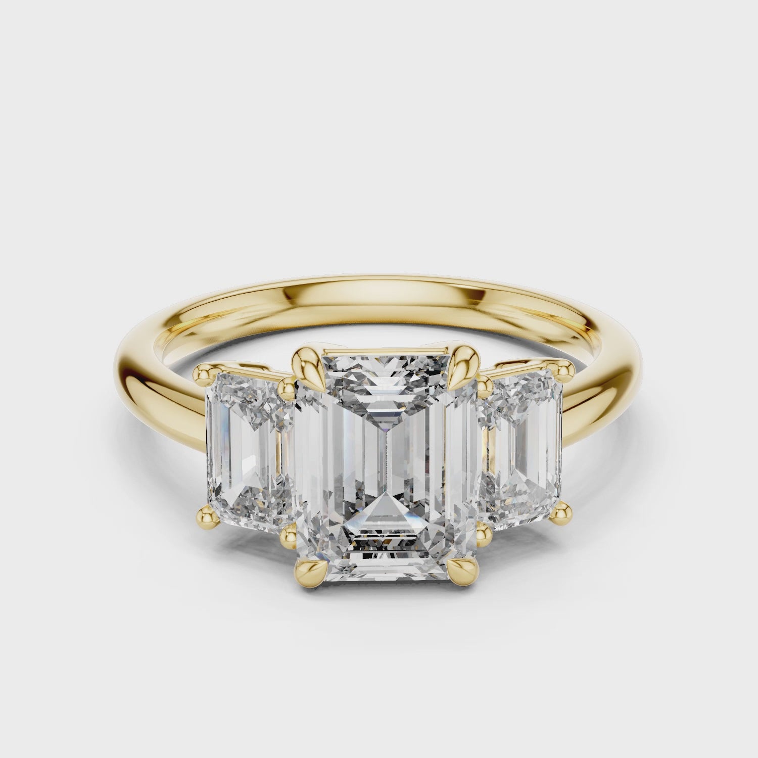 3ct Emerald Trio