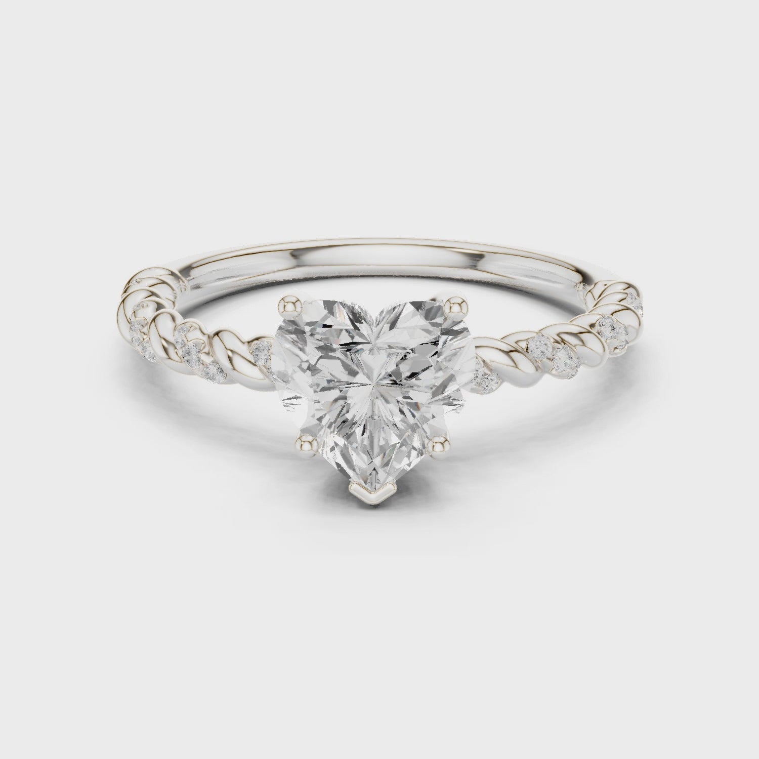 1 ct Heart Amour ring