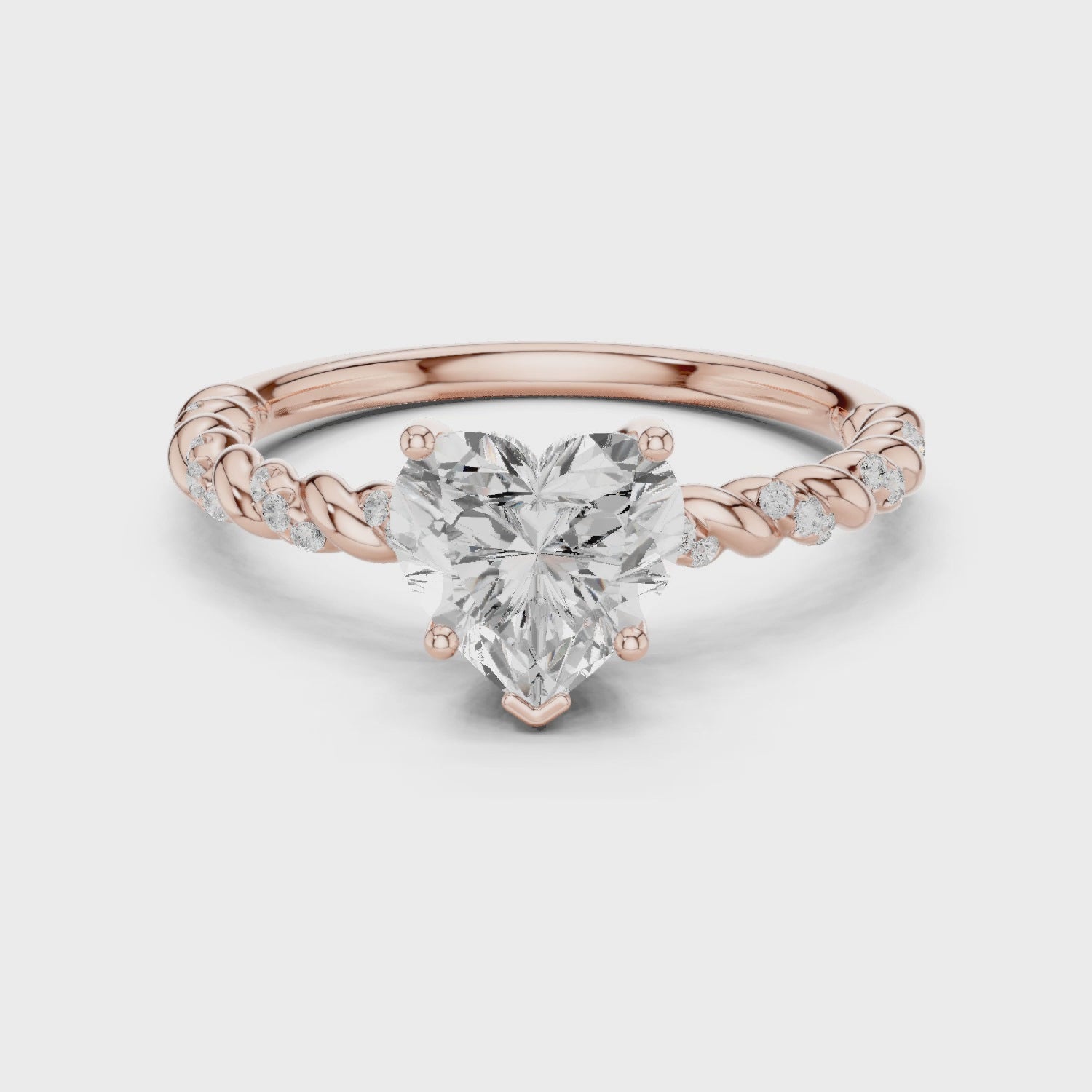 1 ct Heart Amour ring
