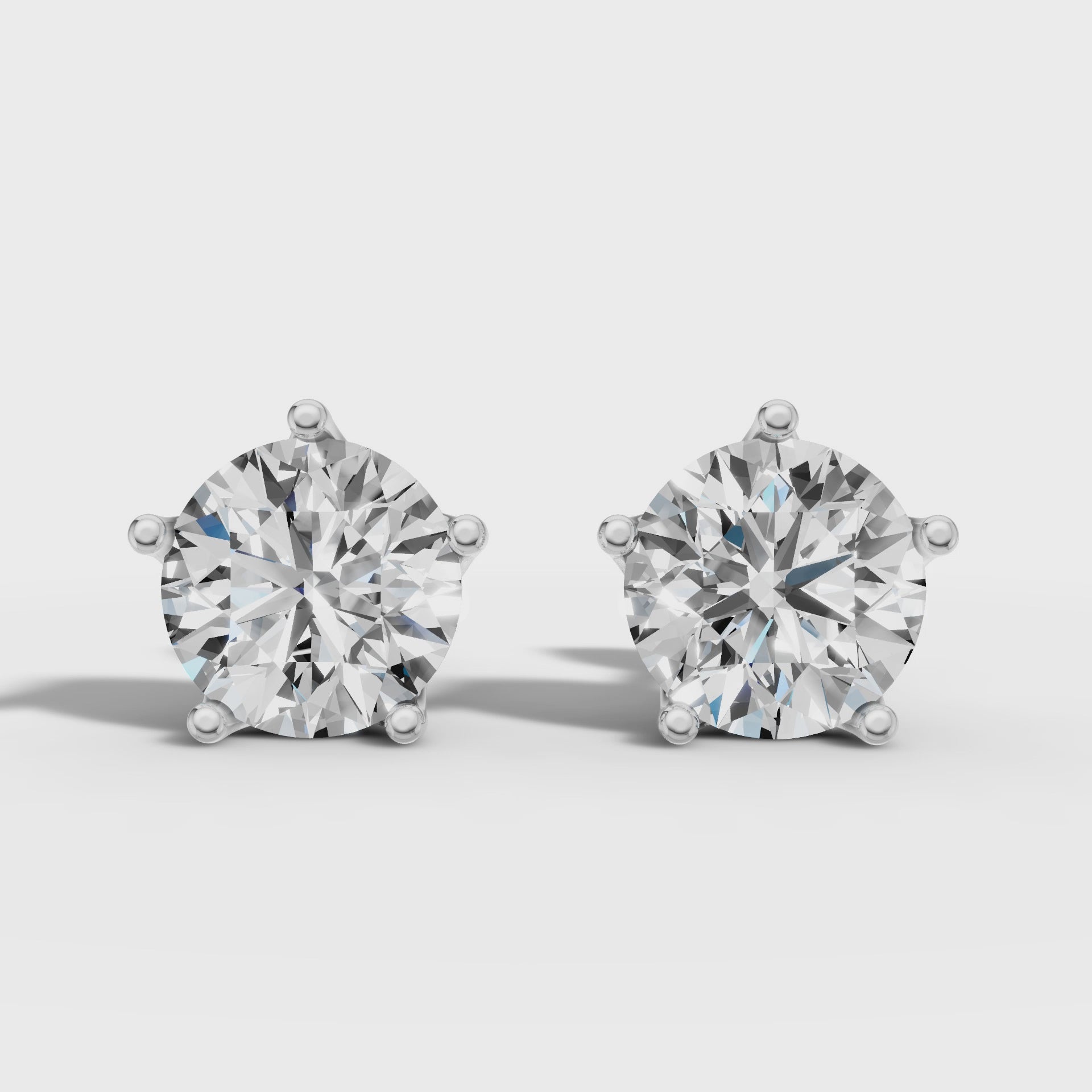 3 CT marquise solitaire studs