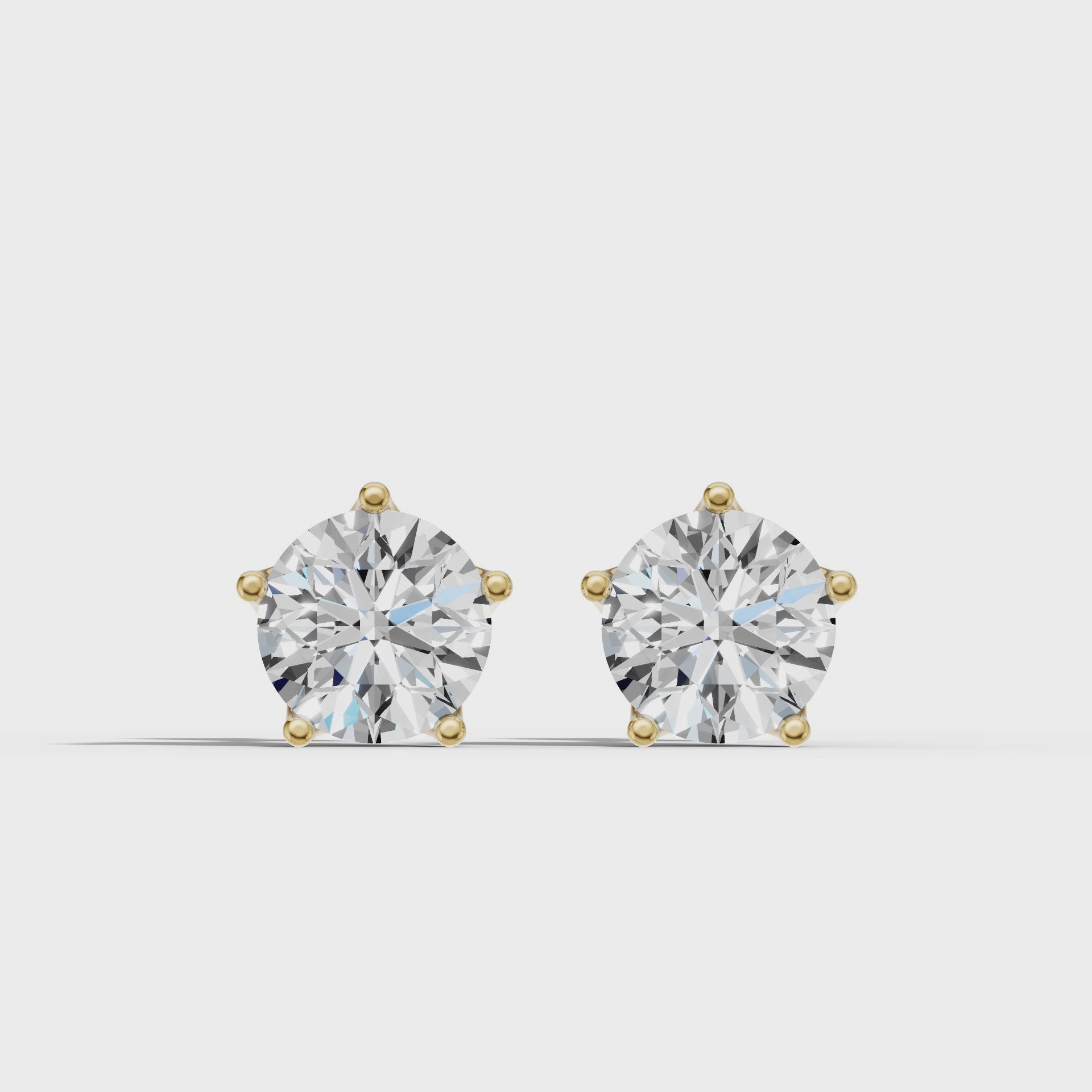 2ct Cushion Square studs