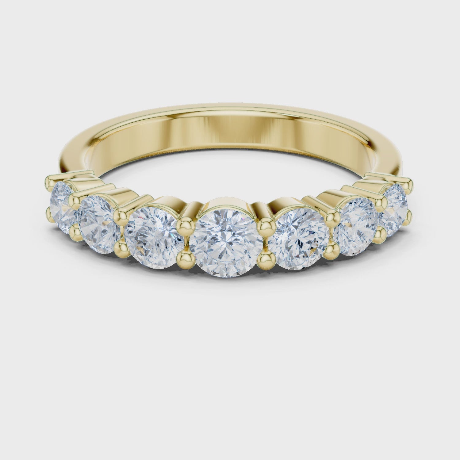 Half eternity band