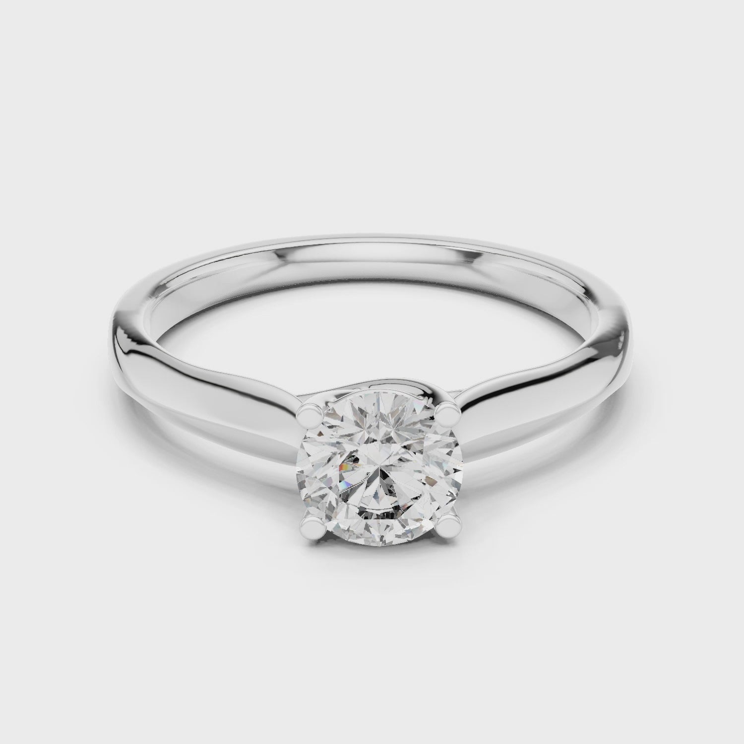 1 ct Round Solitaire