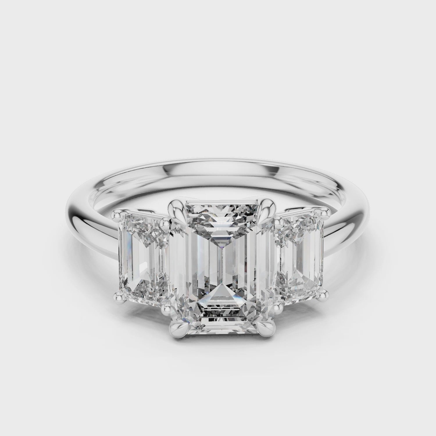 3ct Emerald Trio
