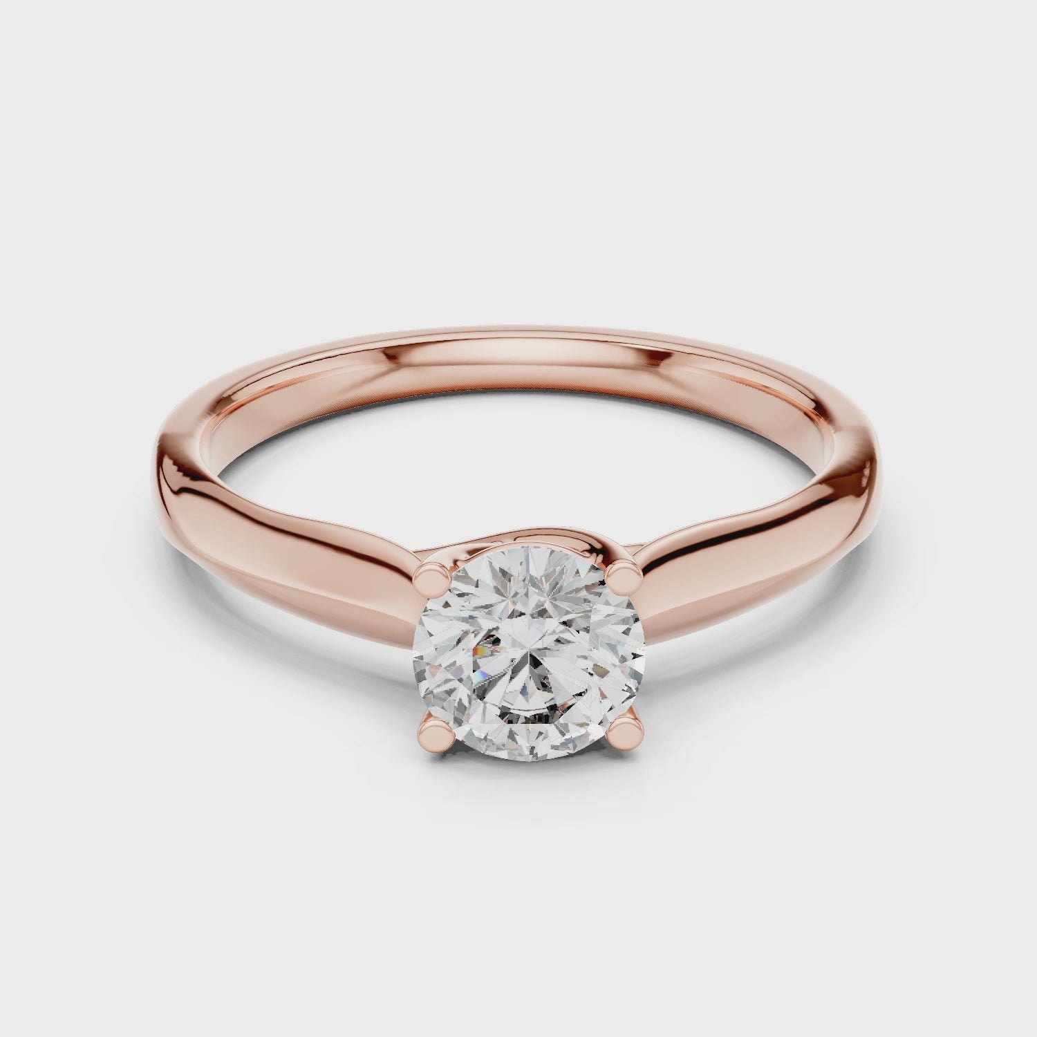 1 ct Round Solitaire