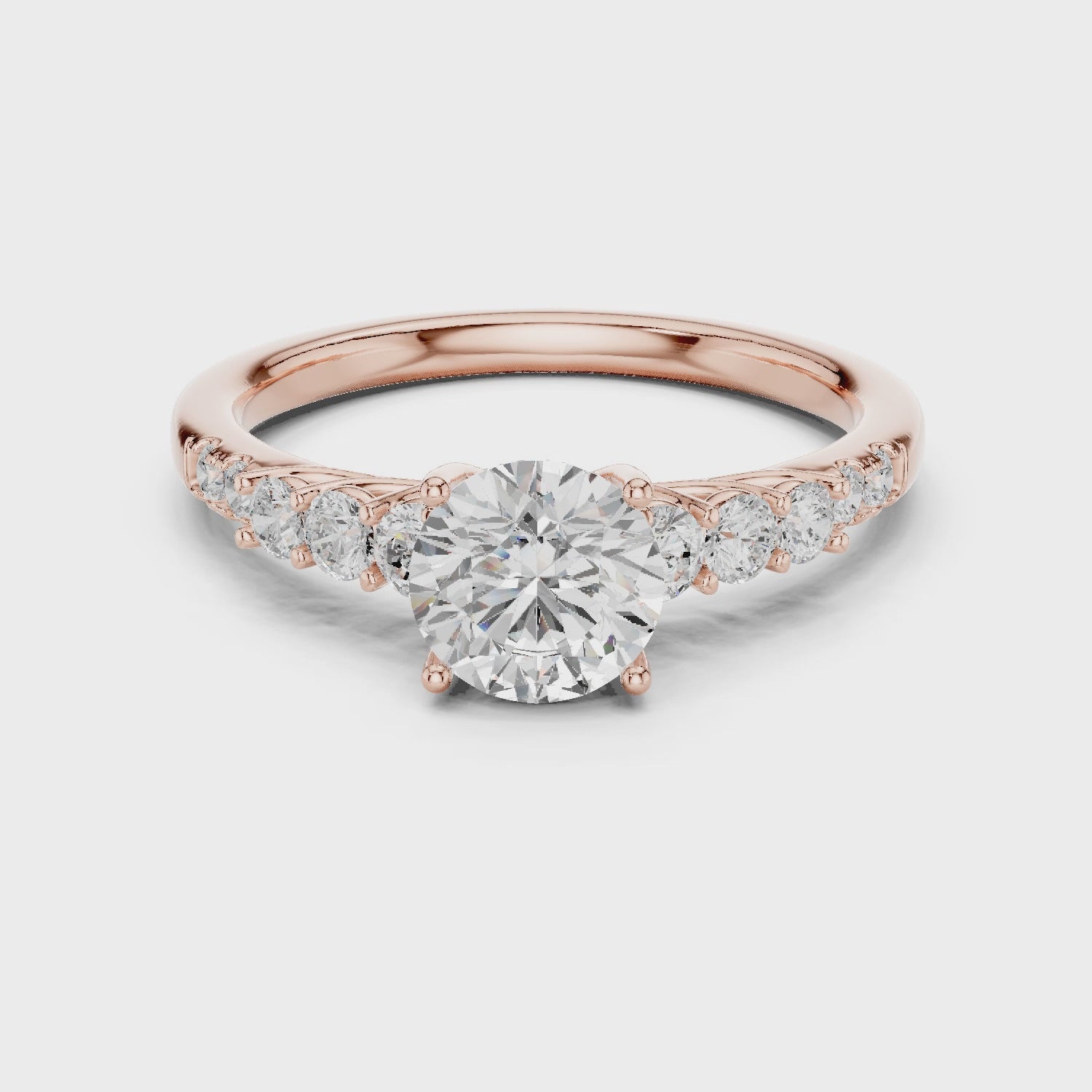1ct Round Constellation ring